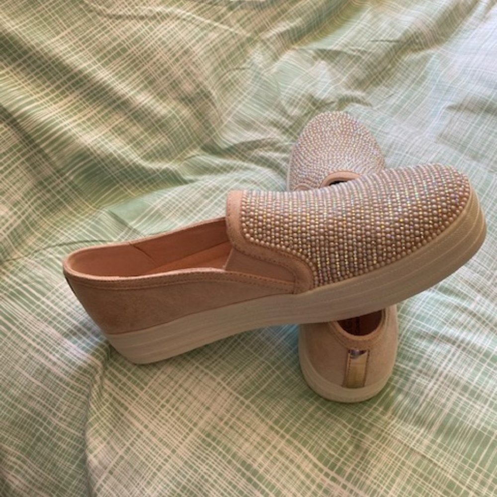 Skecher Street Pink Air Cooled Memory Foam Size 8.5